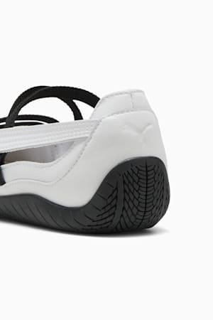 Speedcat Ballet Leather Shoes Women, PUMA White-PUMA White-PUMA Black, extralarge-GBR