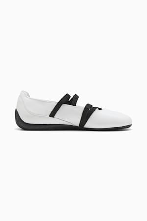 Speedcat Ballet Leather Shoes Women, PUMA White-PUMA White-PUMA Black, extralarge-GBR