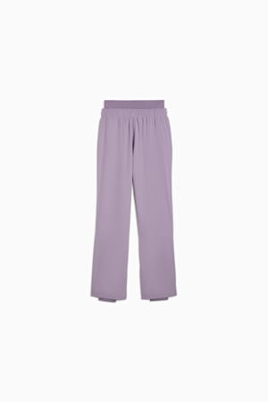 Modest Activewear Wide Leg Training Pants Women, Pale Plum, extralarge-GBR