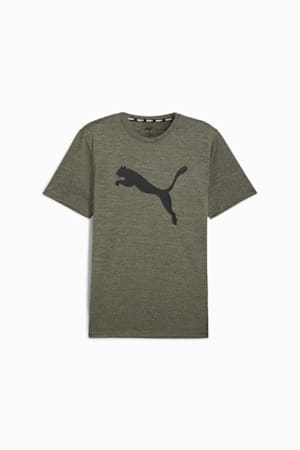 Favourite Heather Cat Training Tee Men, Dark Olive Heather, extralarge-GBR