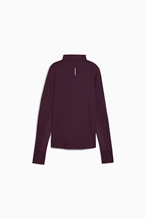 RUN FAVOURITE Quarter-Zip Running Top Women, Midnight Plum, extralarge-GBR