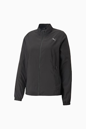 RUN FAVOURITE Woven Running Jacket Women, PUMA Black, extralarge-GBR