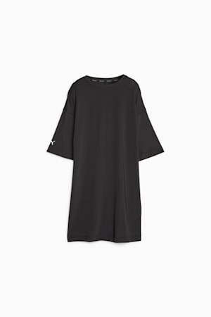 Modest Women's Oversized Training Tee, PUMA Black, extralarge-GBR