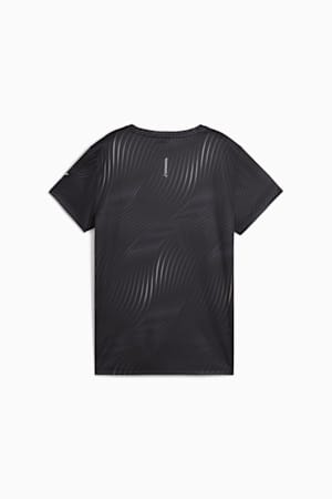 Run Favorite Women's Tee, PUMA Black-AH24 AOP, extralarge-GBR