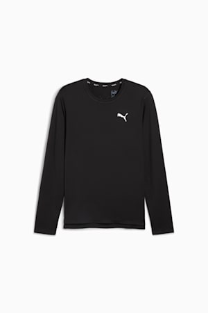 RUN CLOUDSPUN Long-Sleeve Men's Running Tee, PUMA Black, extralarge-GBR