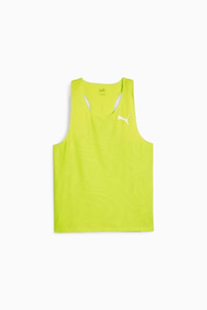 RUN ULTRASPUN Men's Running Singlet, Lime Pow, extralarge-GBR