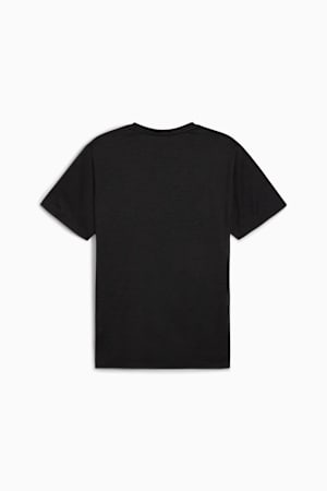 TAD ESSENTIALS Heather Cat Tee Men, PUMA Black Heather, extralarge-GBR