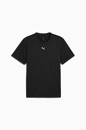 TAD ESSENTIALS Heather Cat Tee Men, PUMA Black Heather, extralarge-GBR