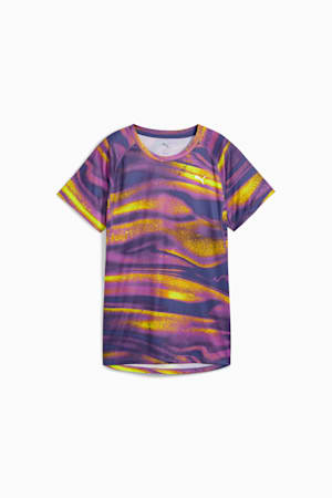 VELOCITY All-Over-Print Running Tee Women, Wild Berry, extralarge-GBR