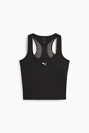 CLOUDSPUN Mesh 2-in-1 Tank Women, PUMA Black, extralarge-GBR