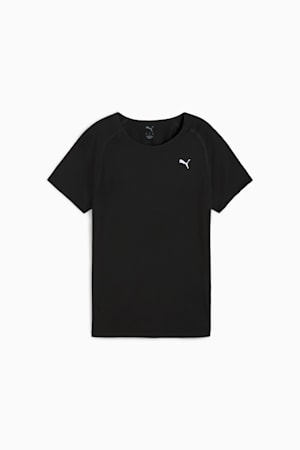 RUN CLOUDSPUN Tee Women, PUMA Black, extralarge-GBR