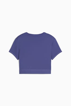 PUMA STRONG Crop Tee Women, Blue Crystal, extralarge-GBR