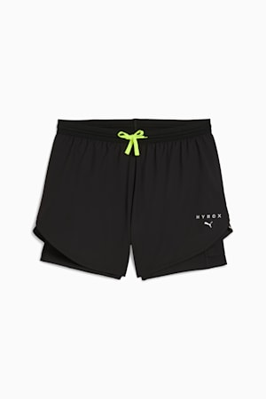 PUMA x HYROX ULTRAWEAVE 2-in-1 Shorts Women, PUMA Black, extralarge-GBR