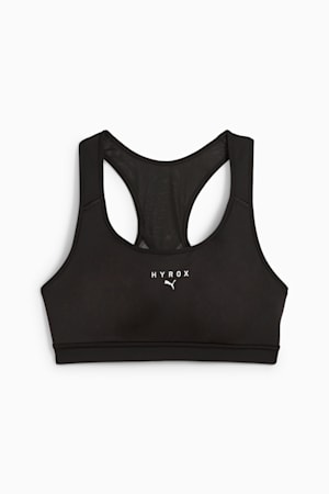 PUMA x HYROX Mid Impact Bra Women, PUMA Black, extralarge-GBR