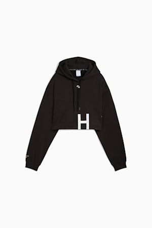 PUMA x HYROX Heavyweight Hoodie Women, PUMA Black, extralarge-GBR