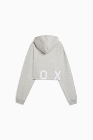 PUMA x HYROX Heavyweight Hoodie Women, Light Gray Heather, extralarge-GBR