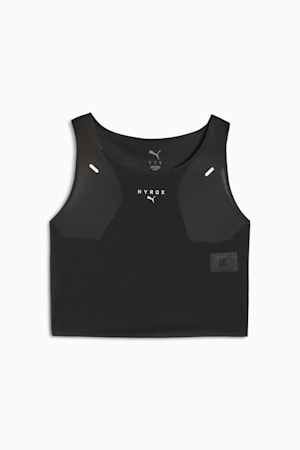 PUMA x HYROX ULTRASPUN Cropped Tank Top Women, PUMA Black, extralarge-GBR