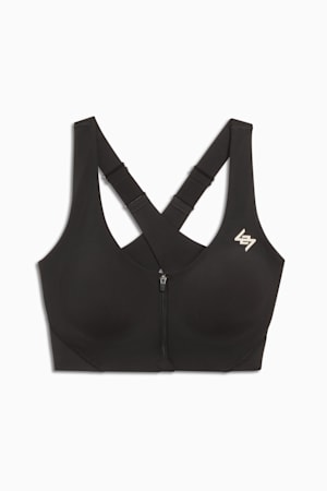 PUMA x REPRESENT 247 Zip Bra Women, PUMA Black, extralarge-GBR