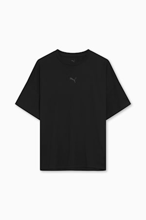 TRAIN Oversized Tee Women, PUMA Black, extralarge-GBR