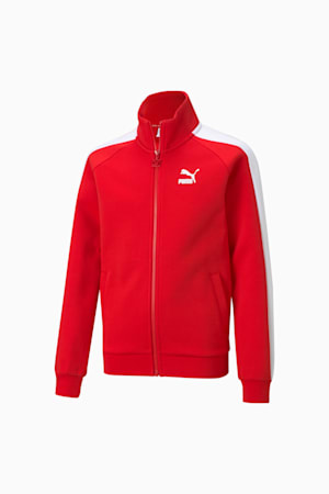 Iconic T7 Track Jacket Youth, High Risk Red, extralarge-GBR