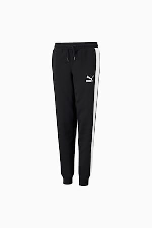 Iconic T7 Track Pants Youth, Puma Black, extralarge-GBR