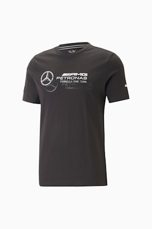 Mercedes-AMG Petronas Motorsport Logo Tee, PUMA Black, extralarge-GBR