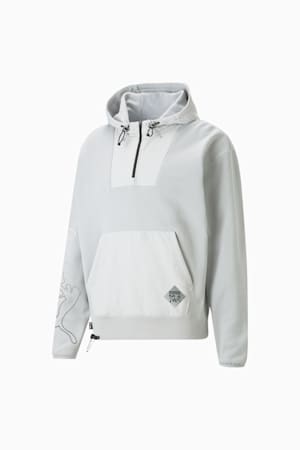 PUMA x PERKS AND MINI Hoodie, Flat Light Gray, extralarge-GBR