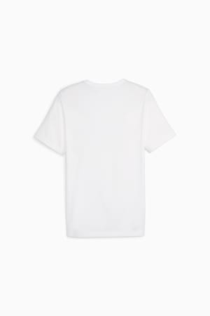 Essentials Logo Tee Men, PUMA White-Zen Blue, extralarge-GBR