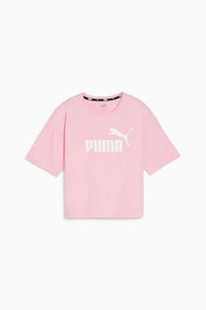 Essentials Logo Cropped Tee Women, Pink Lilac, extralarge-GBR