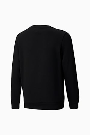 Essentials Big Logo Crew Neck Sweatshirt Youth, Puma Black, extralarge-GBR