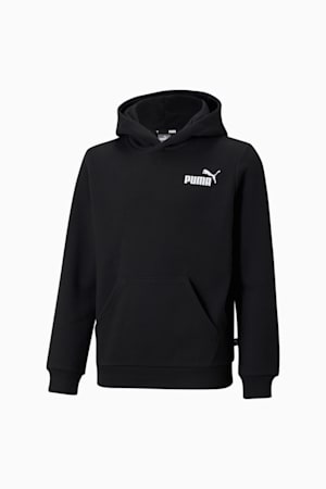 Essentials Small Logo Hoodie Youth, Puma Black, extralarge-GBR