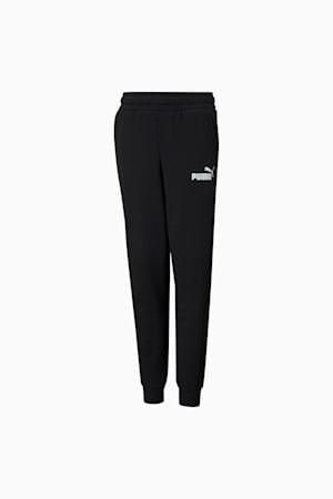 Essentials Logo Pants Youth, Puma Black, extralarge-GBR