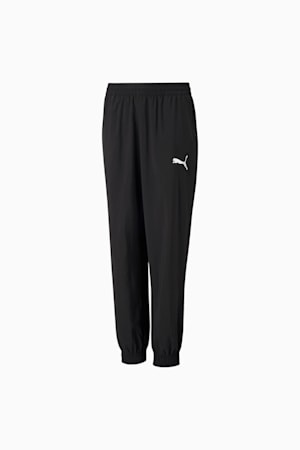 Active Woven Sweatpants Youth, Puma Black, extralarge-GBR