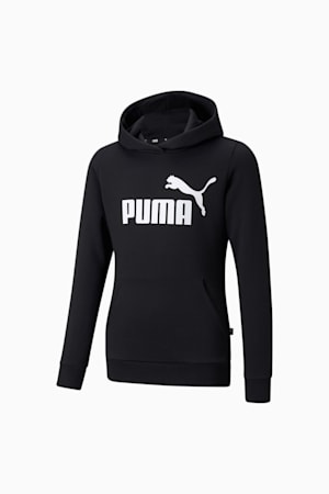 Essentials Logo Hoodie Youth, Puma Black, extralarge-GBR