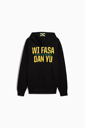 PUMA x JAMAICA Village Wear Hooded Sweat Unisex, PUMA Black-JAM, extralarge-GBR