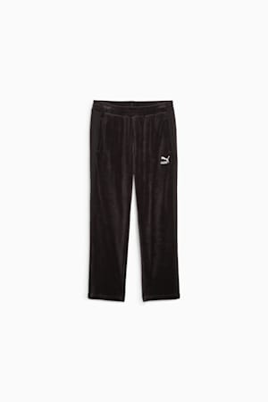 T7 Men's Velour Track Pants, PUMA Black, extralarge-GBR