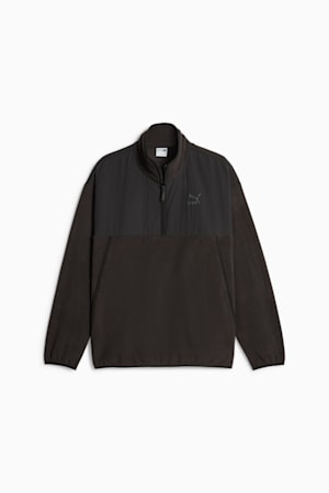 CLASSICS UTILITY Men's Half-Zip Jacket, PUMA Black, extralarge-GBR