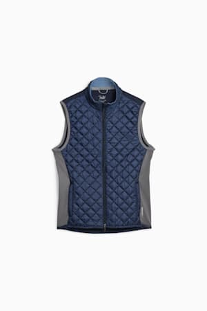 Men's Golf Frost Quilted Vest, Navy Blazer-Slate Sky, extralarge-GBR