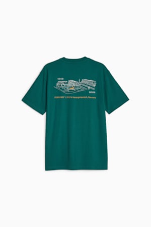 PUMA 75 Logo Celebration Men's Tee, Malachite, extralarge-GBR