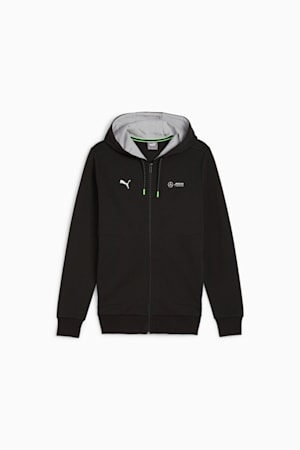 Mercedes-AMG Petronas Motorsport Men's Hooded Sweat Jacket, PUMA Black, extralarge-GBR