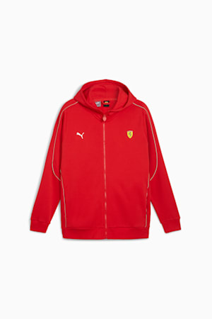 Scuderia Ferrari Men's Motorsport Race Hooded Sweat Jacket, Rosso Corsa, extralarge-GBR