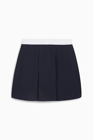 W Club Women's Pleated Golf Skirt, Deep Navy-White Glow, extralarge-GBR