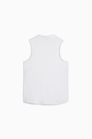 CLOUDSPUN Piped Sleeveless Golf Polo Women, White Glow, extralarge-GBR
