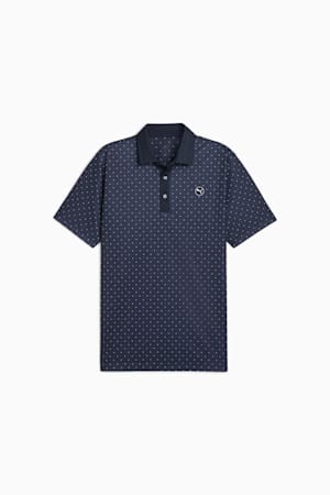 Pure Geo Men's Golf Polo, Deep Navy-White Glow, extralarge-GBR