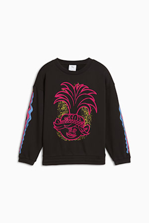 PUMA x TROLLS Kids' Sweatshirt, PUMA Black, extralarge-GBR