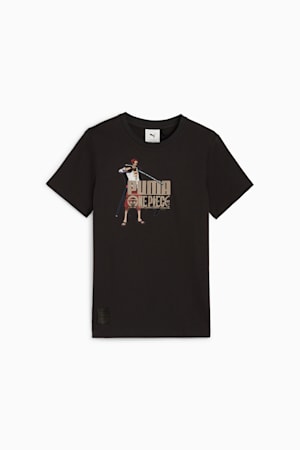 PUMA x ONE PIECE Youth Graphic Tee, PUMA Black, extralarge-GBR