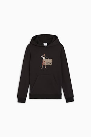 PUMA x ONE PIECE Youth Hoodie, PUMA Black, extralarge-GBR