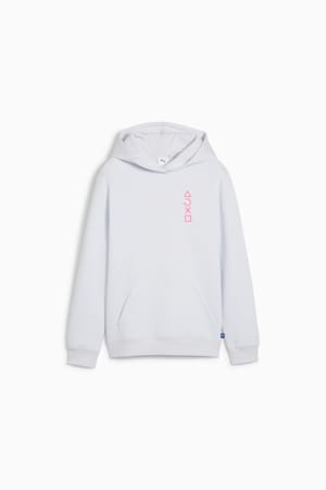 PUMA x PLAYSTATION Youth Hoodie, Silver Mist, extralarge-GBR