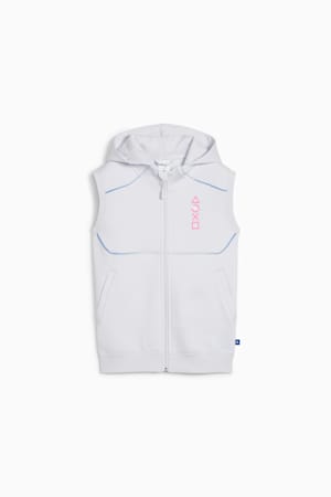 PUMA x PLAYSTATION Youth Sleeveless Hoodie, Silver Mist, extralarge-GBR