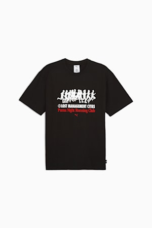PUMA x LMC Graphic Tee Men, PUMA Black, extralarge-GBR